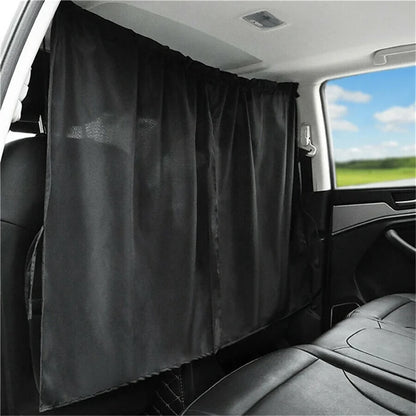 Séparateur de cabine de Taxi de voiture, rideau de cabine de Van, camping-car, noir, protection de la vie privée, siège avant et arrière, rideau de fenêtre, couverture de pare-soleil