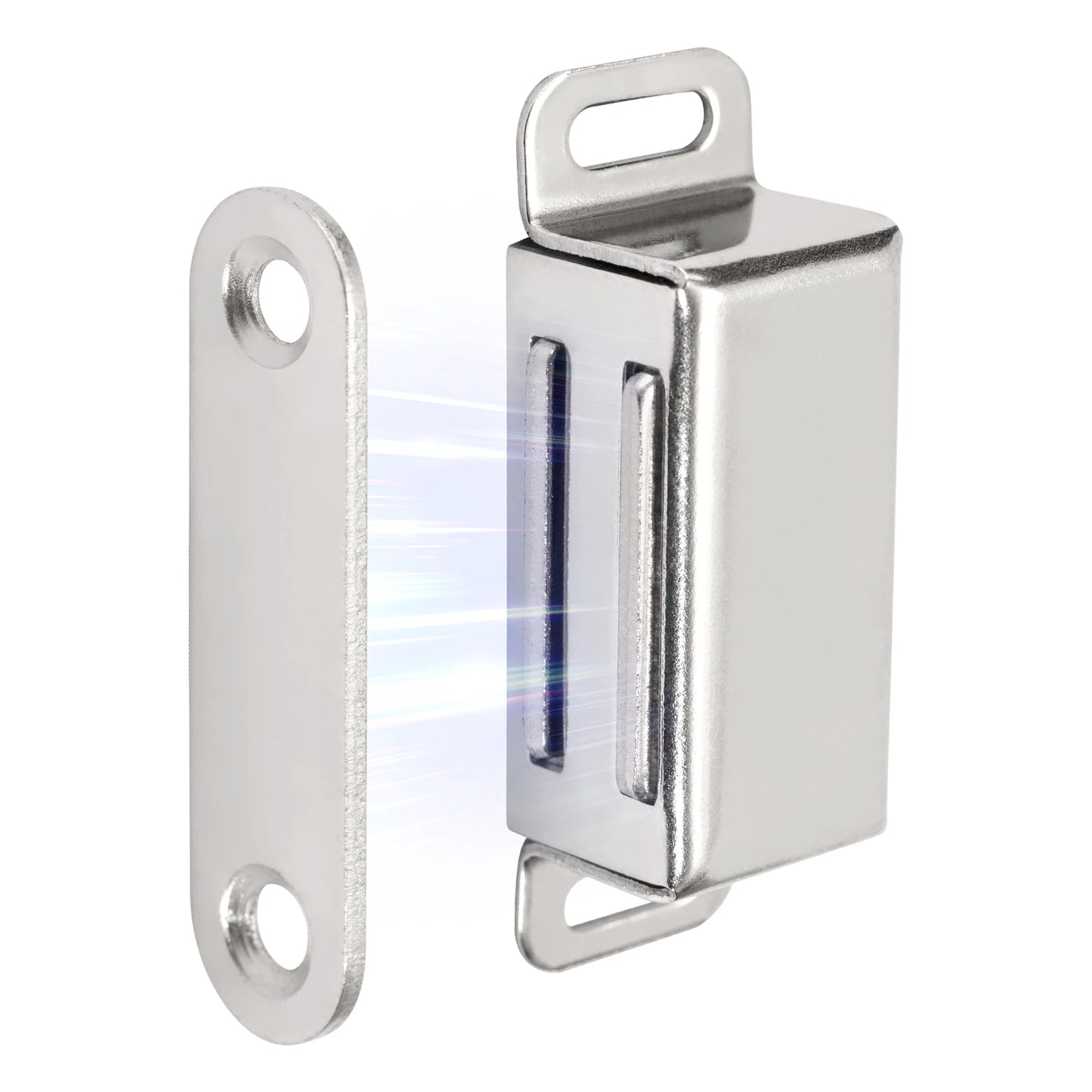 4 pièces en acier inoxydable armoire de cuisine porte aimant loquet meuble TV placard et autres meubles porte tiroir loquet magnétique