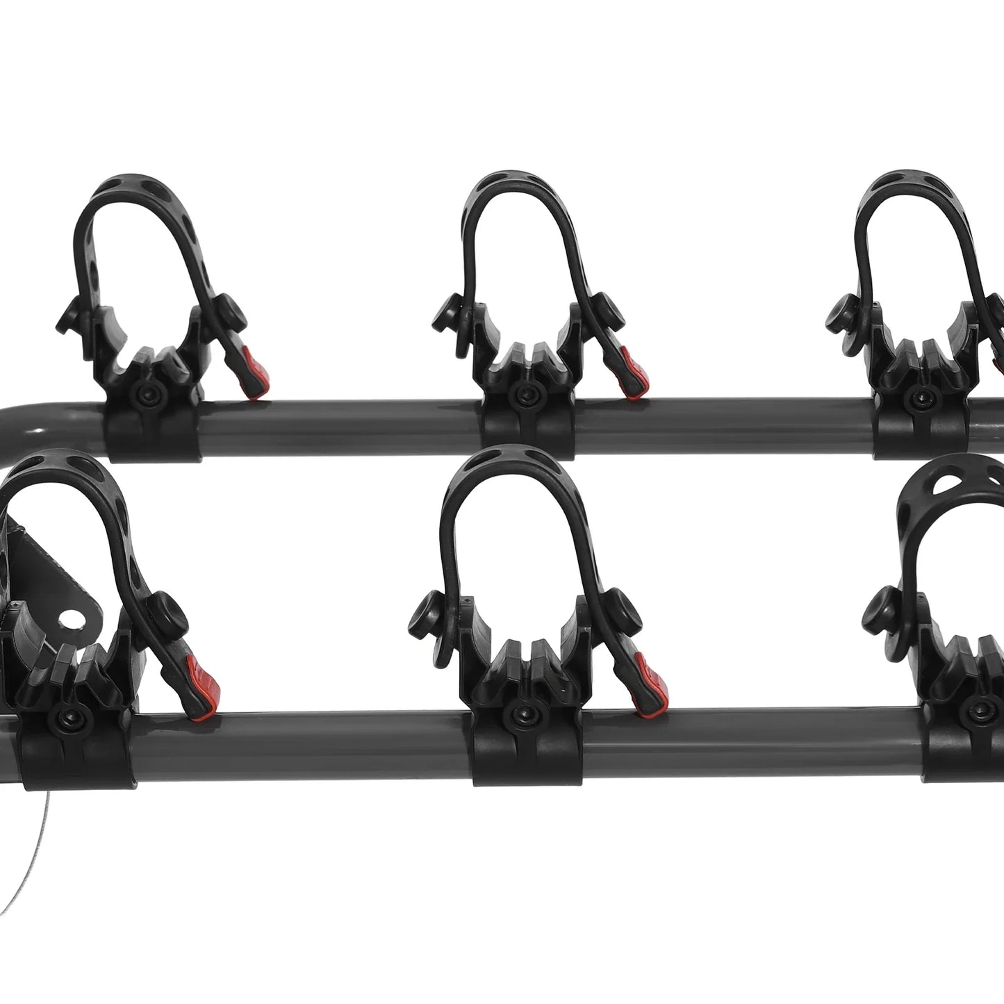 Porte-vélo porte-vélo supports de porte-vélo, support de vélo d'attelage de 2 pouces avec cadre en acier pliable, porte-vélo robuste