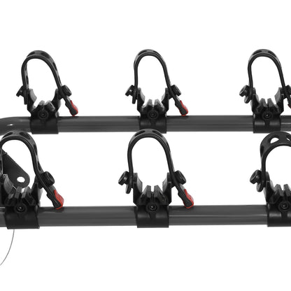 Porte-vélo porte-vélo supports de porte-vélo, support de vélo d'attelage de 2 pouces avec cadre en acier pliable, porte-vélo robuste