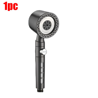 Pommeau de douche à économie d'eau, 5 Modes de pulvérisation, pomme de douche à main ABS pour Spa, grand débit, filtre de salle de bains Portable, ensemble de buses de robinet de douche