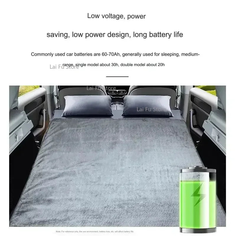 Couverture électrique de voiture lavable en machine, Glutnel, Couverture de voyage métropolitain, Chauffage 9, Niveau 3, Auto Off, Voiture, Camion, SUV, Montres, Hiver, 12V