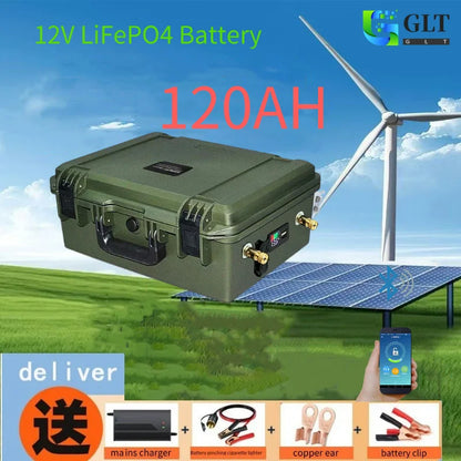 Batterie LiFePO4 12V 120AH 100AH 80AH 60AH, batterie lifepo4 120ah, 100ah, 80ah, batterie Lithium fer phosphate 12v