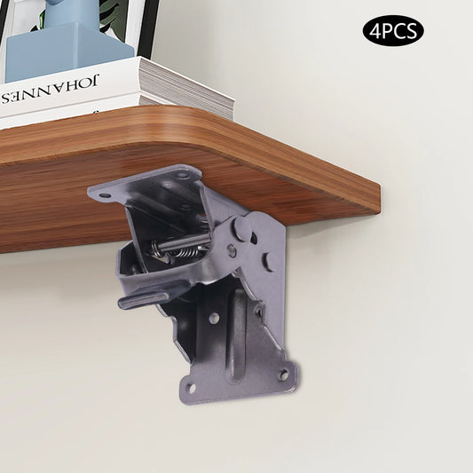 Charnières de pied de Table pliantes noires, 4 pièces, charnière pliable de Table, Support d'extension autobloquant pour Table pour feuilles de Table pliantes