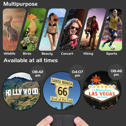 Jumelles pour adultes et enfants, jumelles compactes 10x25 pour l'observation des oiseaux en plein air, théâtre et concerts, jeux de chasse et de sport