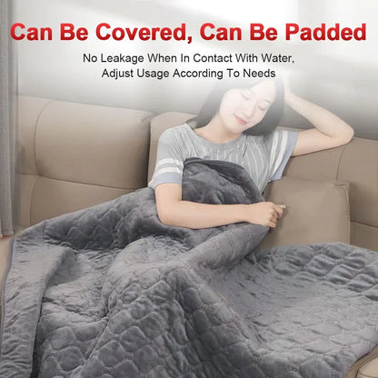 Couverture électrique basse tension pour voiture 12V, avec réglage à 9 niveaux, couverture chauffante ultra douce en micro peluche pour une personne, 150x80cm