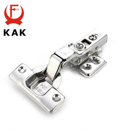 KAK série C charnière porte en acier inoxydable charnières hydrauliques amortisseur fermeture douce pour armoire armoire meubles matériel