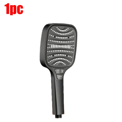 Pommeau de douche Turbo pressurisé, 8 Modes, grand panneau de 12cm, pomme de douche à économie d'eau, antidéflagrant, filtre ABS épais
