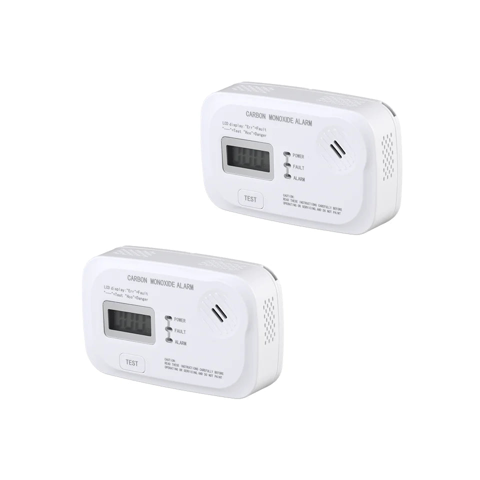 Détecteur de monoxyde de carbone EN50291, capteur de CO Portable, alarme de monoxyde de carbone pour maison, camping-car, voyage, Garage, affichage LCD, piles AA