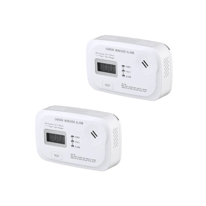 Détecteur de monoxyde de carbone EN50291, capteur de CO Portable, alarme de monoxyde de carbone pour maison, camping-car, voyage, Garage, affichage LCD, piles AA