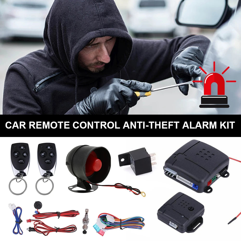 Protection universelle d'alarme antivol pour voiture, télécommande Programmable, serrure de porte, système d'entrée sans clé pour véhicule, système antivol