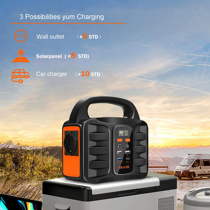 SBAOH-Centrale électrique portable, batterie de secours au lithium avec sorties CA, générateur solaire pour les voyages et le camping, 99Wh, 100W, 194Wh, 200W
