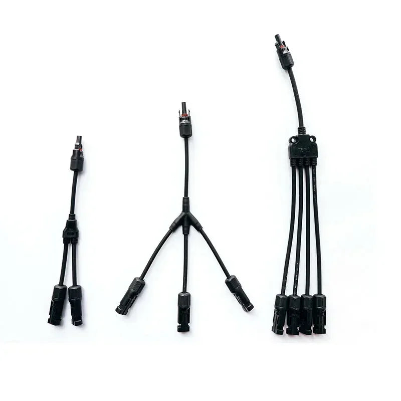 1/5 ensembles de connecteurs solaires photovoltaïques IP67 Y/T Type 30A 1000V, Kit de branche 3-7 voies pour câble PV/MC, Module de batterie 2.5/4/6 mm2