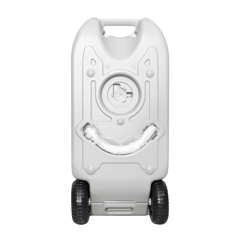 Réservoir d'eau portable pour camping-car 40 L avec roulettes, vidange et remplissage rapides, poignée pliante, pour camping, remorque, caravane – Livraison rapide locale