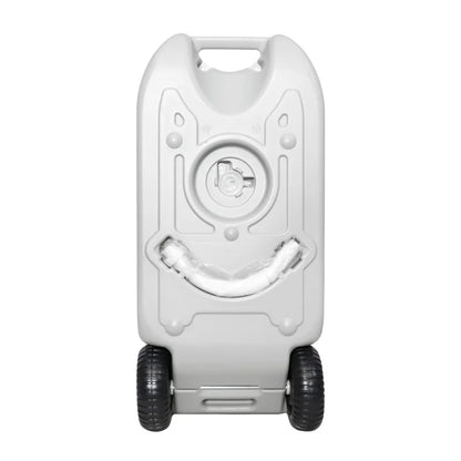 Réservoir d'eau portable pour camping-car 40 L avec roulettes, vidange et remplissage rapides, poignée pliante, pour camping, remorque, caravane – Livraison rapide locale