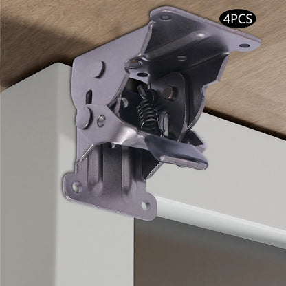 Charnières de pied de Table pliantes noires, 4 pièces, charnière pliable de Table, Support d'extension autobloquant pour Table pour feuilles de Table pliantes