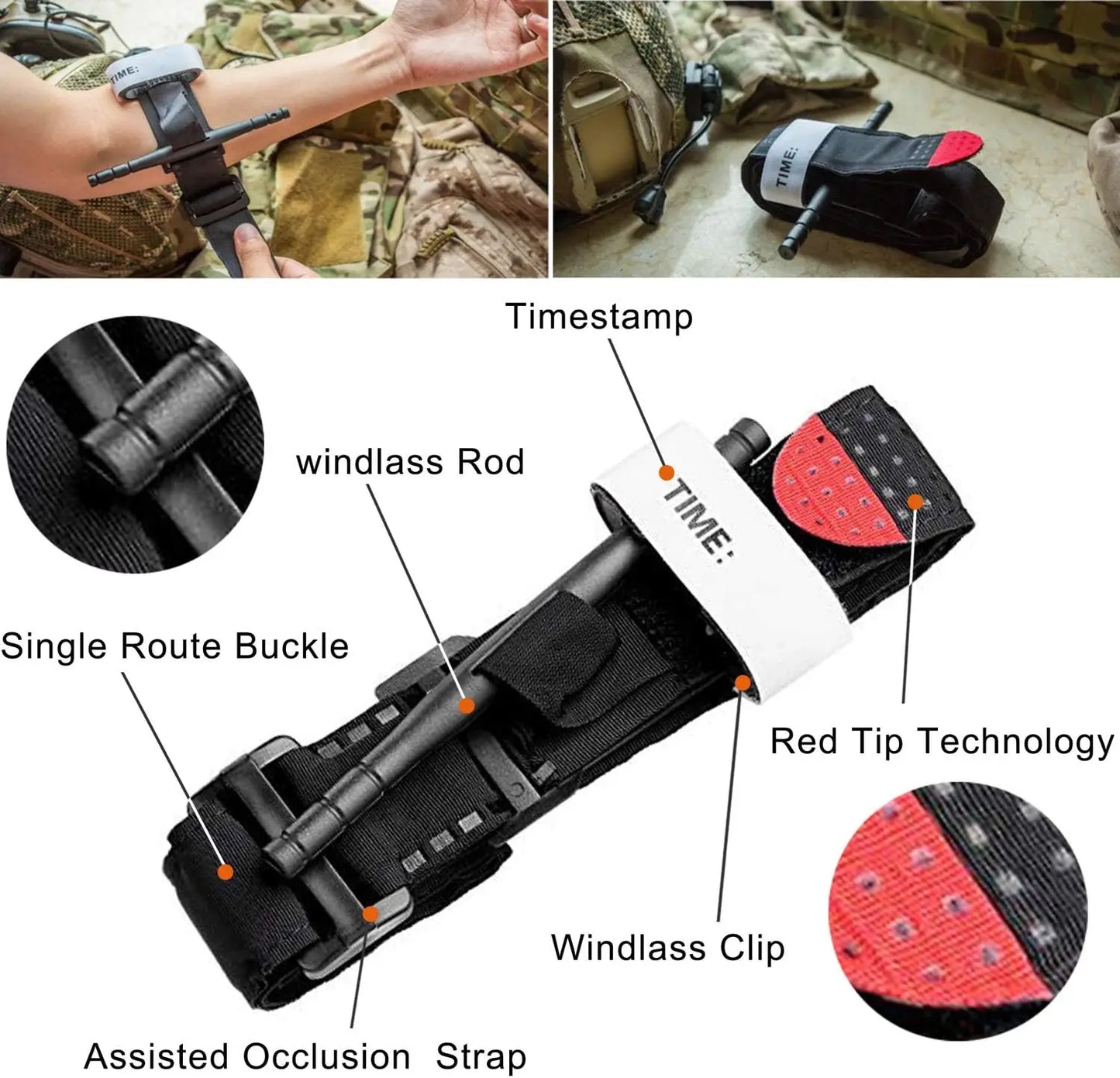 Kit de premiers secours IFAK avec garrot, Kit médical EMT IFAK, sac à dos de survie d'urgence, fournitures d'équipement de Camping, 70 pièces