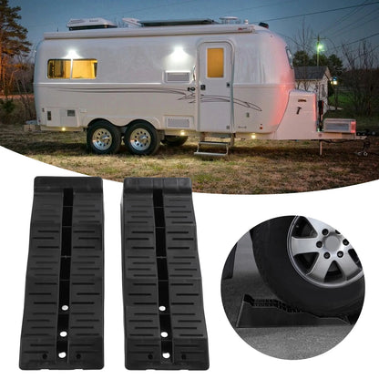 Rampes de nivellement pour camping-car, capacité de charge de 11000LBS, cale de roue de nivellement pour remorques de voyage, camping-cars, camion, blocs de nivellement pour camping-cars