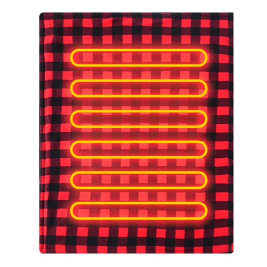 Couverture chauffante électrique pour voiture, tapis chauffant, chauffage rapide, tapis chauffant doux 12V, 9 températures réglables, arrêt automatique pour voiture et Camping