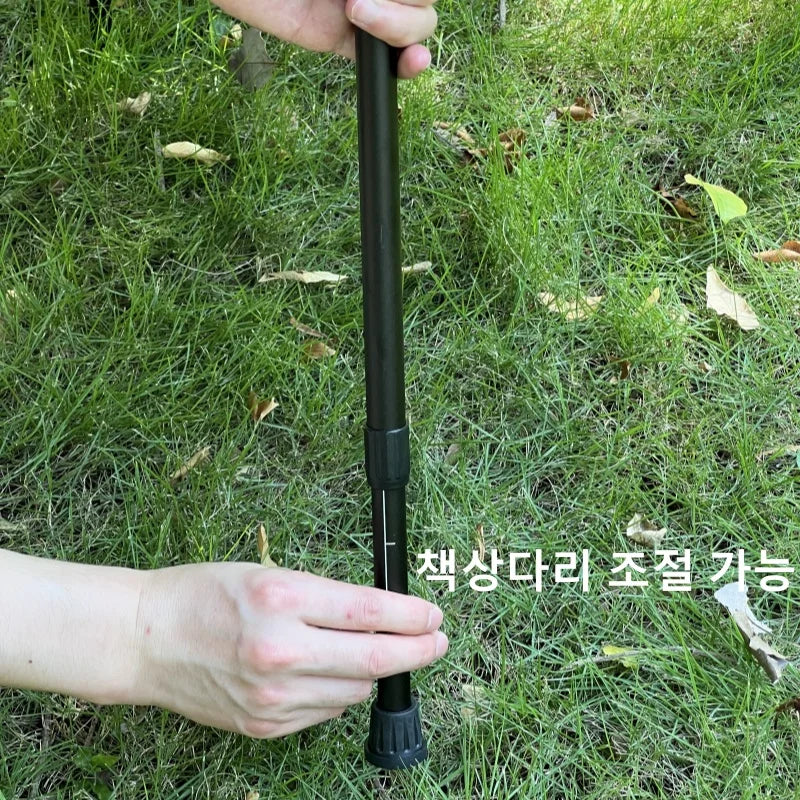 Table de Camping pliante légère et Portable en alliage d'aluminium, support de rangement, support de four latéral, équipement de Camping frais