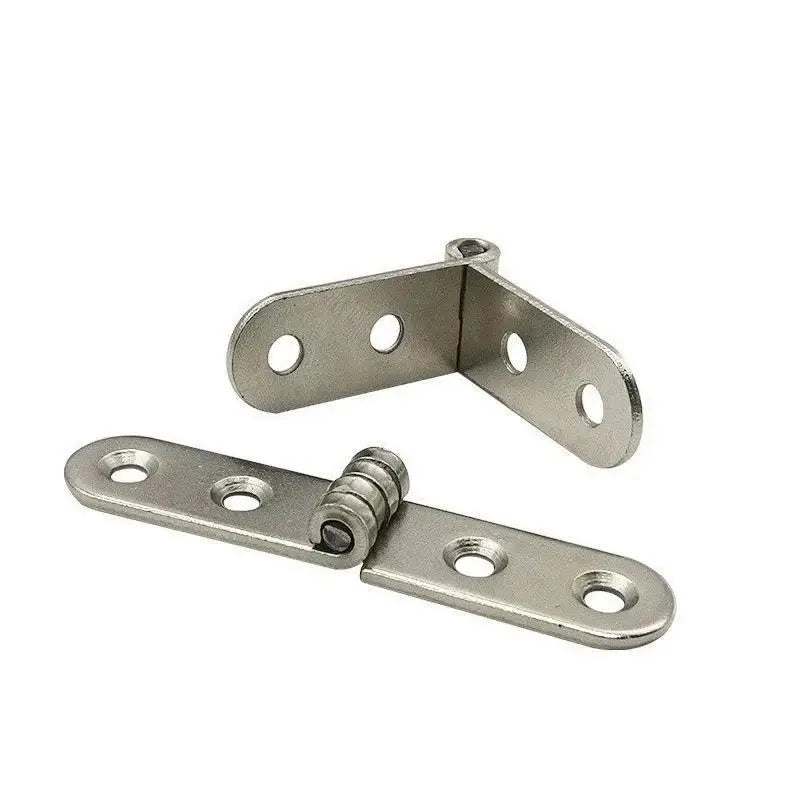 Charnière pliable à 180 degrés, charnière à rabat pliante autonome, charnières de porte d'armoire de Table, tampon d'angle arrondi, quincaillerie de meubles