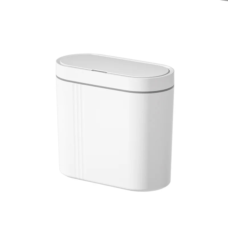 9L capteur intelligent poubelle murale étroite salle de bain toilette poubelle cuisine automatique poubelle étanche poubelle