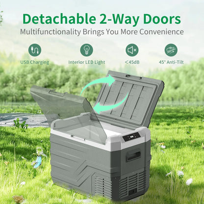 Alpicool NL 25L 35L 45L réfrigérateur de voiture 12V compresseur réfrigérateur congélateur 12/24V DC 100-240V AC refroidisseur Portable pour Camping voyage