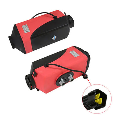 Chauffage d'air Diesel 2/5kw, 12V/24V, Compatible avec réservoir de 10l, chauffage de stationnement Diesel, écran LCD et télécommande pour camions et bateaux