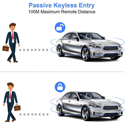 Protection universelle d'alarme antivol pour voiture, télécommande Programmable, serrure de porte, système d'entrée sans clé pour véhicule, système antivol